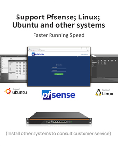 BKHD personalizzato 1U Intel Atom processore C3558/C3758/C3000 6L 2*10G SFP montaggio su rack Router Soft Intel per Firewall Pfsense PC - Product Image 6