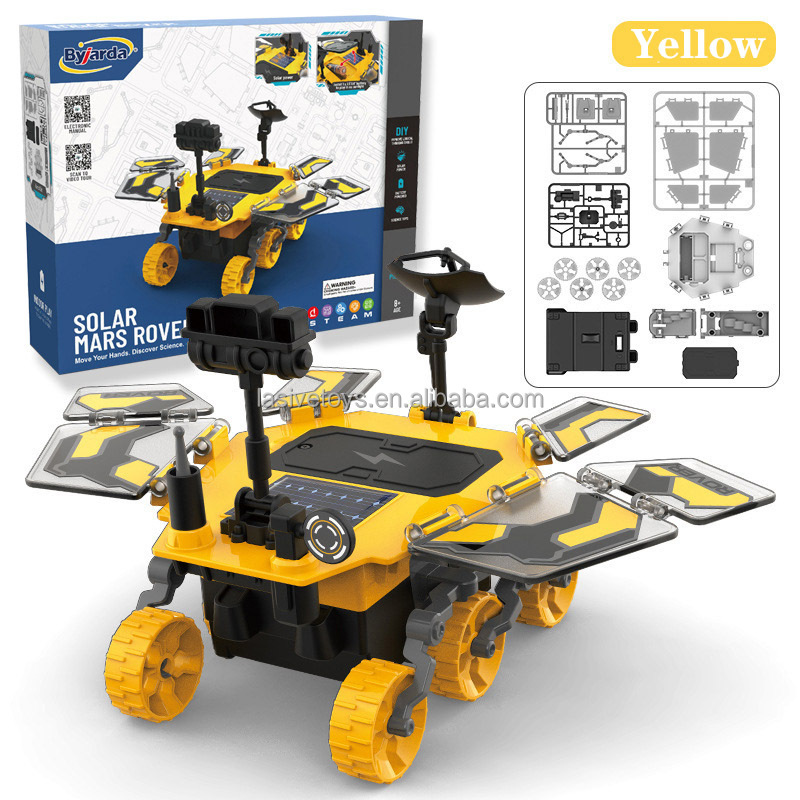 Yellow-Solar Powered Mars Rover