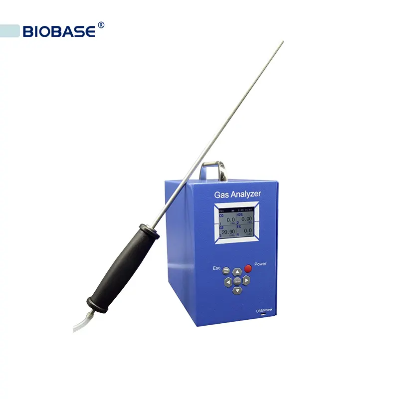 Biobase China Hand-Held CH4 Gas Detector Minder dan 0.01 Herhaalbaarheid Gas Detector Voor Lab