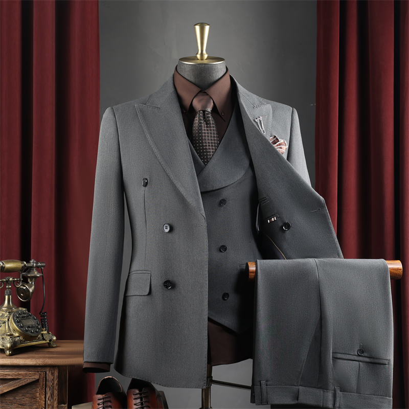 8066-T gris moyen (costume + pantalon)