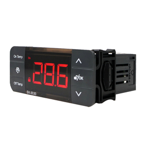 Controlador de temperatura digital, compresor de llave táctil de almacenamiento en frío, temperatura media baja, ventilador de descongelación, plástico OEM, 1 unidad
