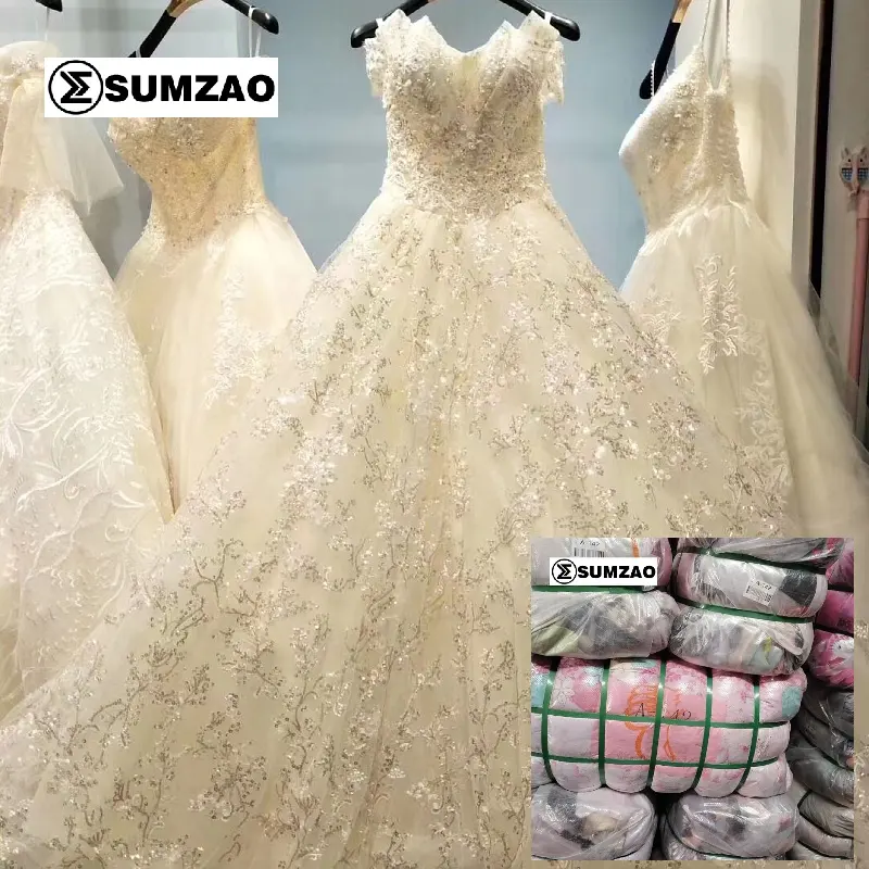 Roupas da segunda mão do homem da américa do reino unido usadas em bales marca europa vestido de casamento usado roupas