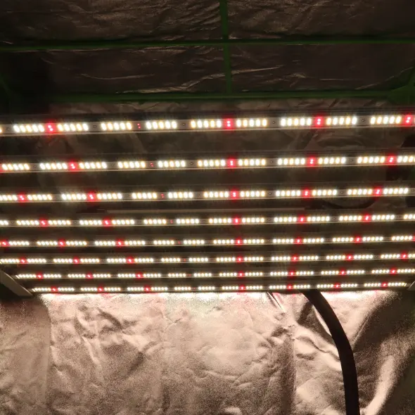 LED Grow Light Voll spektrum 8 Bar 1000W Dimmbar Faltbar für den Anbau von Gewächshaus pflanzen in Innenräumen