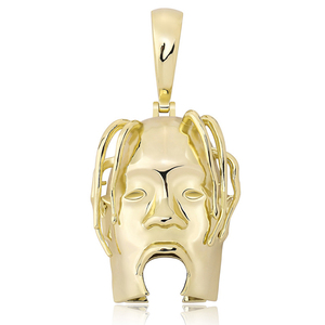 Fashion Rapper <strong>Travis</strong> Scott Head Pendant 18K Real Gold Plated HipHop Pendant Necklace - Product Image 6