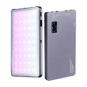 Taşınabilir el SLR Video işığı tam renkli LED cep lambası stüdyo için yüksek kaliteli ABS malzeme telefon için - Product Image 1