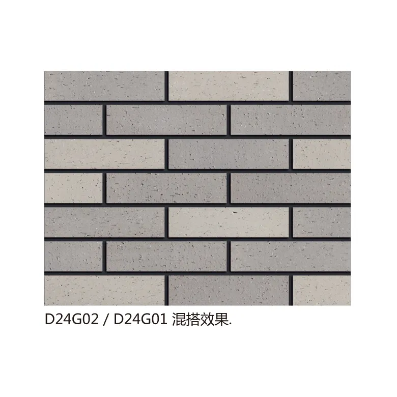 Pannello di parete di mattoni 3D di alta qualità alla natura in terracotta corea facciata popolare clinker brick slip 240x60