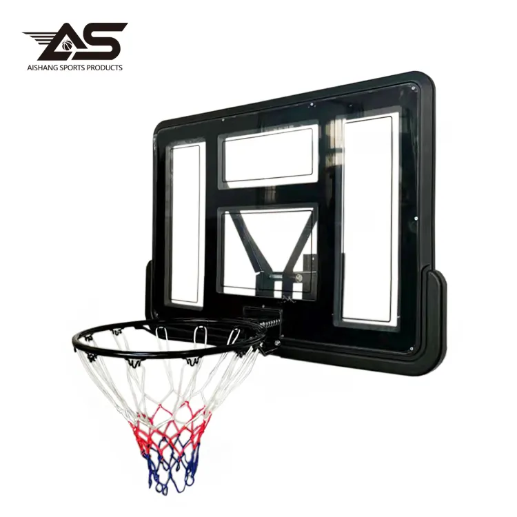 Doppelfeder-Wand-Basketballhoop mit Rückenbrett für Basketballplatzzubehör