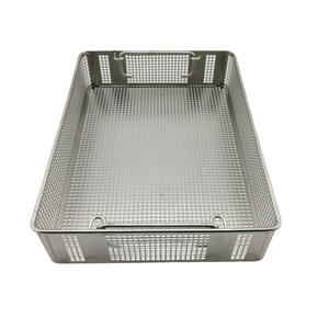 Tùy Chỉnh Bạc Thép Không Gỉ Độ Chính Xác Cao Sử Dụng Hàng Ngày Lưu Trữ Giỏ Nắp Thiết Kế Linh Hoạt Phong Cách Hiện Đại Tùy Chỉnh Kích Thước Chấp Nhận - Product Image 1