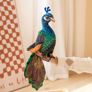 Wholesale Custom Realistic <strong>Peacock</strong> Plush <strong>Toy</strong> Zoo Simulation Animal Gift <strong>Soft</strong> Stuffed Plush <strong>Toy</strong> - Product Image 3