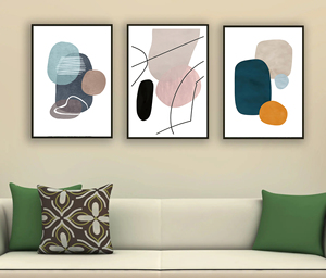 İskandinav soyut sanat duvar tablosu Minimalist tarzı tuval boyama oturma oda duvar dekoru için özel tasarım - Product Image 4
