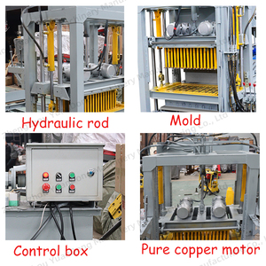 Máquina para fabricar bloques de hormigón huecos, manual, 4.8KW, fabricante de ladrillos de cemento, a la venta, a la venta, al por mayor - Product Image 6