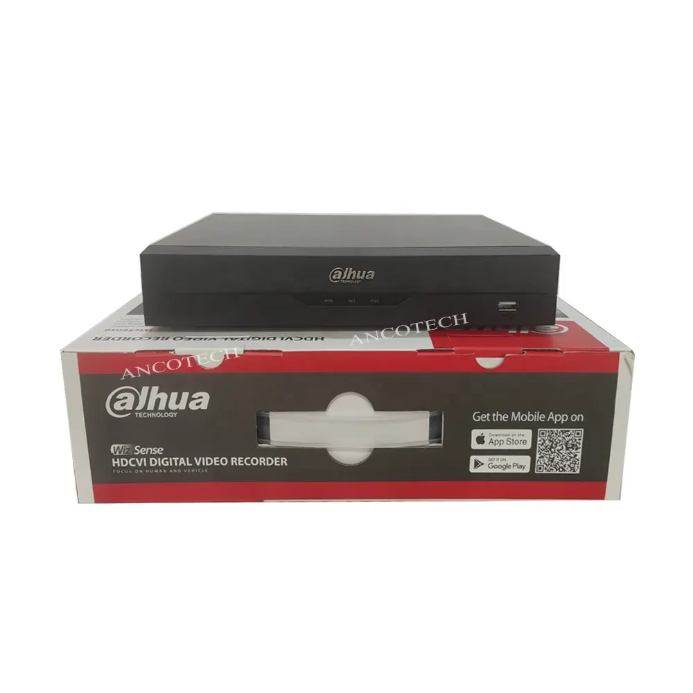 Orijinal stokta Dahua 4 kanal penta-brid 5M-N/1080P kompakt 1U 1HDD WizSense dijital Video kaydedici XVR5104HS-I3