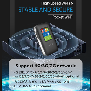 راوتر واي فاي كاربور MF837Z ميني 4G LTE مع فتحة لبطاقة SIM يدعم بطارية 3000 مللي أمبير راوتر واي فاي لاسلكي 4G - Product Image 6