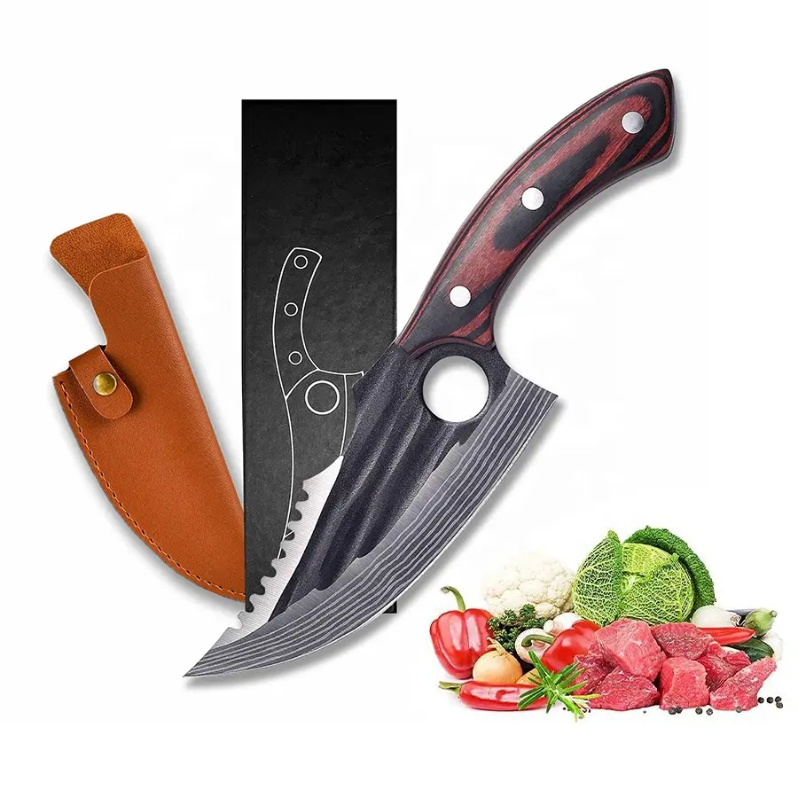 TOALLWIN fornitore manico in legno filetto di carne coltello da cuoco vichingo coltello forgiato giapponese coltello da macellaio mannaia coltello da disossare