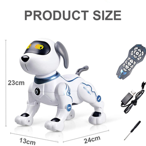 Simpatici K16 di programmazione elettronica per animali domestici Smart RC danza Robot cane Multi-funzione intelligente RC Robot per cani per bambini