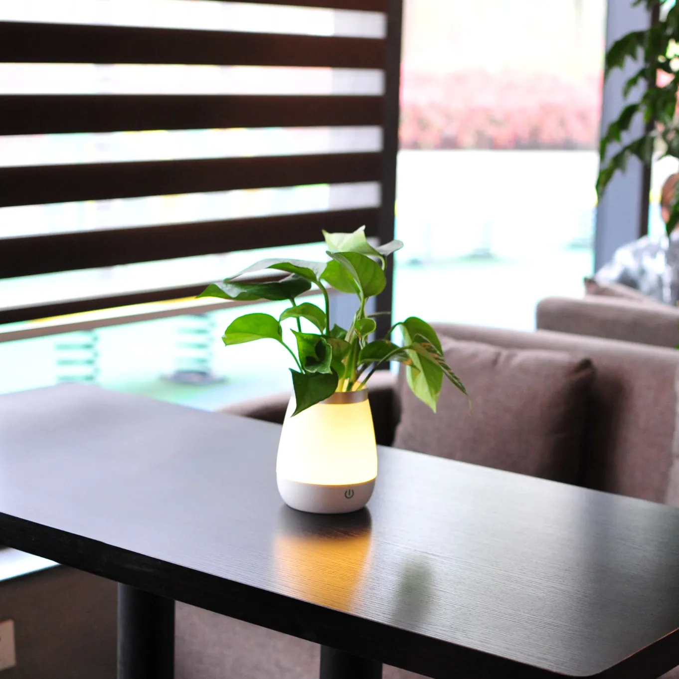 Lâmpada de mesa de led recarregável, lâmpada de mesa para decoração de hotel restaurante e vaso de flores, luz noturna