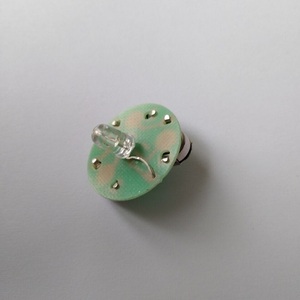 Mini Single LED Lampe Batterie betriebene runde LED-Leuchten für Kunst handwerk & Display Kleines LED-Blink modul - Product Image 5