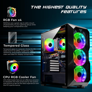 ARGBファンI5 11400F 32GB RAM 1テラバイトSSD RTX 2060 6G GDDR6オフィスホームゲーム用デスクトップコンピューターWIN10/11 - Product Image 4