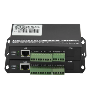 Transceptor de fibra óptica multifuncional, convertidor de Audio y vídeo, RS485, RS232 - Product Image 1