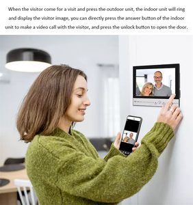 9 дюймов Wi-Fi дверной Звонок камера видео домофон 4 провода видеодомофон домофон для виллы дом квартира - Product Image 3