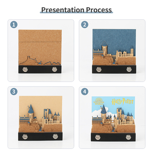 <strong>Memo</strong> Pads <strong>Paper</strong> Art Building <strong>Block</strong> Convenience Stickers <strong>Papers</strong> Card Craft Hary Castle Creative DIY Post Notes <strong>Notepad</strong> - Product Image 4
