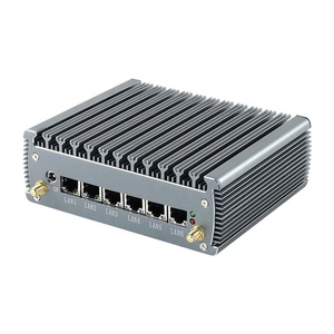 Diseño sin ventilador Mini computadora 11 Gen i5 1135G7 CPU Bajo consumo 6 LAN 2,5G Tarjeta de red Enrutamiento suave Mini Host - Product Image 3