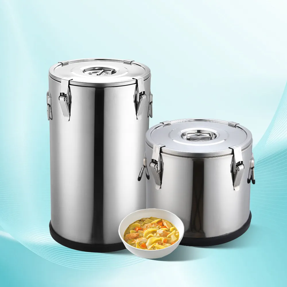 Aceite de cocina de grado alimenticio, latas de 20 litros, 5L, 10L, 304 Material, acero inoxidable 304 de tambor de contenedor de leche, nuevo diseño