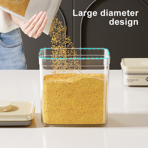 UFORU-Contenedor de alimentos rectangular apilable a prueba de fugas, caja de almacenamiento con tapa, contenedores de plástico - Product Image 2