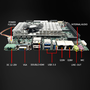Placa base industrial Mini ITX con 3 USB 3,0 6 COM 2 LAN 1 Mini PCie compatible con M2 para panel PC - Product Image 4