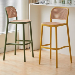 Xuất hiện cao cấp màu nhựa cao ghế nhà Stackable bảng phân mặc cả mặc cả sang trọng thanh ghế - Product Image 5