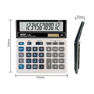 CT-868 12-Bit <strong>Digital</strong> Desktop Calculator Battery Operated Multi-Purpose for Office Accounting and Calendar Made of Plastic - Product Image 2
