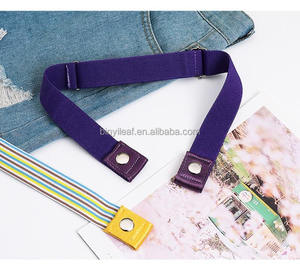 Cổ 3Cm Bán Buôn Khóa Miễn Phí Vải Vải Vành Đai Nylon Dệt Của Phụ Nữ Cộng Với Đàn Hồi Căng Lười Biếng Thắt Lưng Cho Quần Jean Quần Dresses - Product Image 4