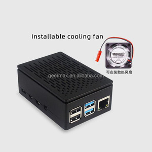 Carcasa de ABS Raspberry Pi 4B con orificios de refrigeración