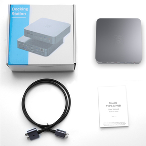 18 <strong>in</strong> 2 USB Type C Adapter Hub Dock with 3 USB 3.0 Port HDMI VGA Gigabit Ethernet 3.5mm Audio SD TF Card Reader and PD Charge - Product Image 6