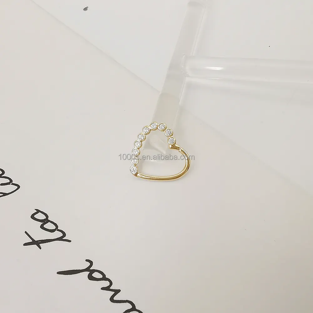 Au585, 14k, покрыто настоящим золотом, циркон кольца носа серьги-кольца хорошего качества для женщин подарок, ювелирное изделие для тела, Новое поступление