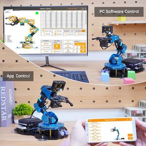 Hiwonder xArm AI supporta gratta e vinci Python Arduino sensore di espansione Desktop braccio del Robot con interazione vocale visione AI