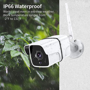 4MP H.265 WiFi IP Camera 2K obiettivo grandangolare di sicurezza per interni casa proiettile funzione di allarme Memory Card di memoria opzioni di sensore CMOS - Product Image 2