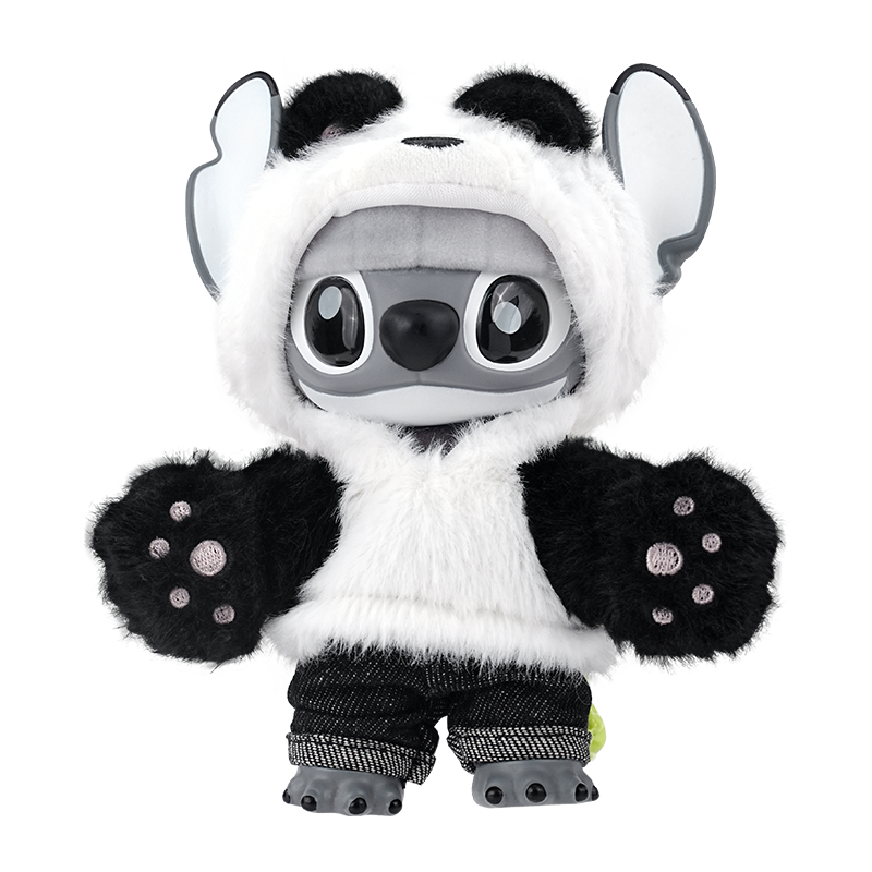 stitch gen z street series panda vinyl plush