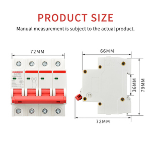 เบรกเกอร์วงจรกระจาย2P-125A สุภาพสลับเบรกเกอร์ขนาดเล็ก - Product Image 3