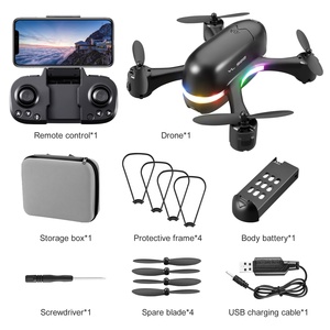 One <strong>Key</strong> Takeoff / Landing Remote Control Wifi LED Light App Control RC Mini 4K Fpv S88 Drone Camera 4k hd Mini Quadcopter - Product Image 2