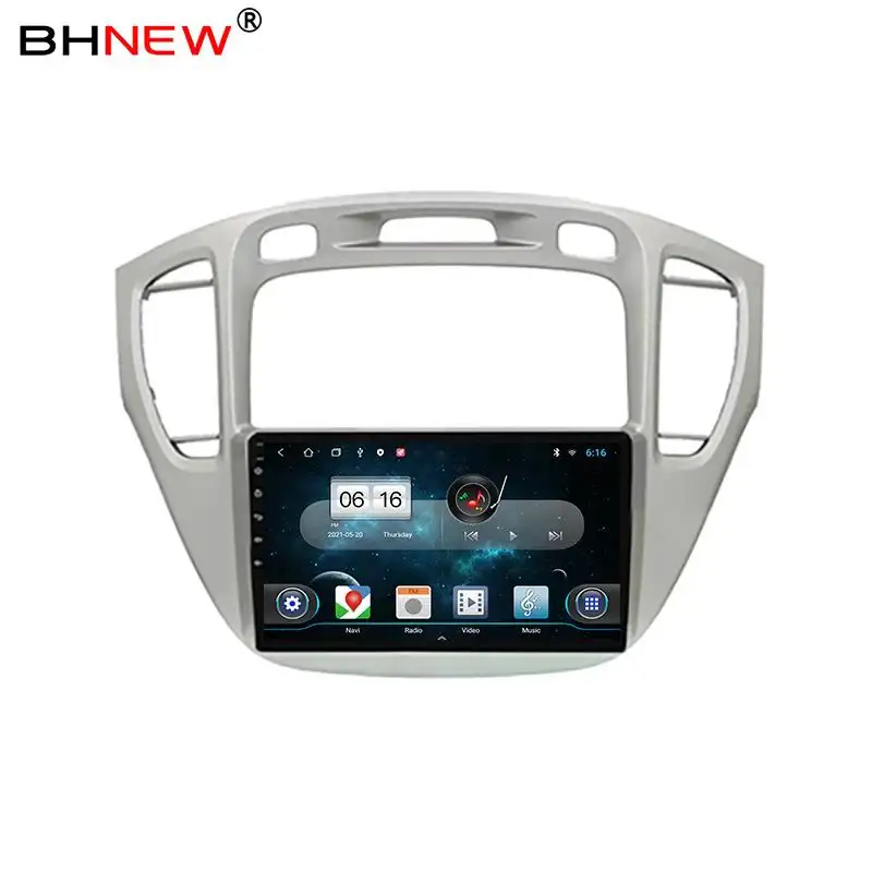 Android 2din Car dvd player For Toyota Highlander 2001-2007 Multimedia video Stereo WIFI DSP BT SWC Radio 2Din No DVD