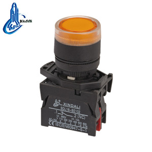 XDL21-EW3561on off 22mm Plastic signal Pole <strong>Push</strong> <strong>Button</strong> <strong>Switch</strong> with Led <strong>Indicator</strong> Light - Product Image 4