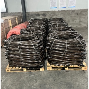 出厂价格黑色退火12g/13g/14gx14ft 16ft 18ft打包机线单环打包机扎带