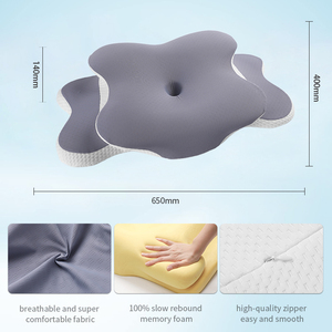 LIANDA P-102 kulak şekli OEM ODM için ergonomik servikal ortopedik kontur bellek köpük yastık yatak uyku - Product Image 6