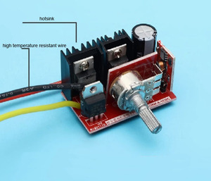 Taidacent DC Motor <strong>Pulse</strong> <strong>Width</strong> Modulator 12V 24V <strong>Speed</strong> Regulator PWM Variable <strong>Speed</strong> Switch <strong>Pulse</strong> <strong>Width</strong> <strong>Modulation</strong> Motor <strong>Control</strong> - Product Image 2