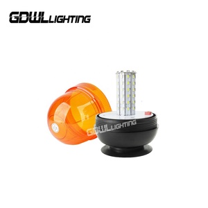 ไฟเตือน LED 60ดวง DC12-24V ไฟเตือนไฟกระพริบเตือนไฟสัญญาณแบบหมุนได้ - Product Image 1