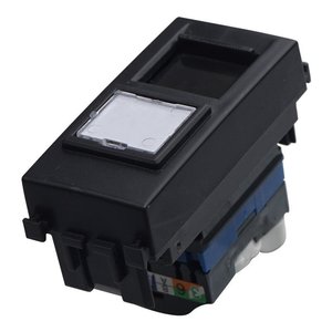 ETTROITネットワークコネクタRJ45 CAT6データソケットブラック色Vimar Arkeに対応-電気材料/互換 - Product Image 2