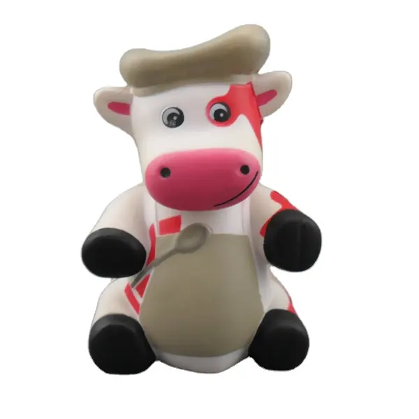 New design cartoon animal toy Cow shape toy Anti stress toy