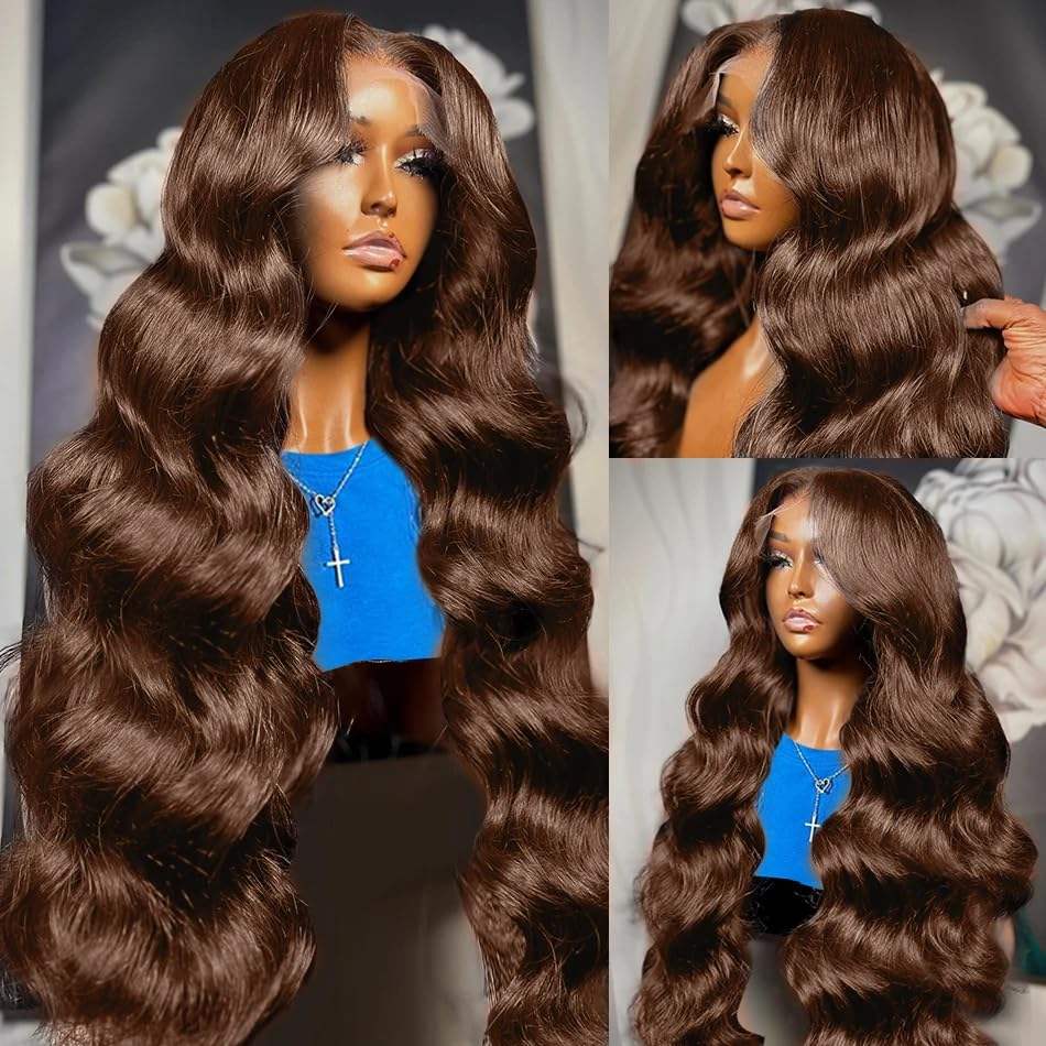 remy hair body wave wig-#4