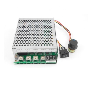 PWM Gleichstrommotor-Schaltreglerregler 0-100% Digitalanzeige 2000 W DC10V-55V 100 A CW CCW reversibler S-Schalter mit Hülle - Product Image 2